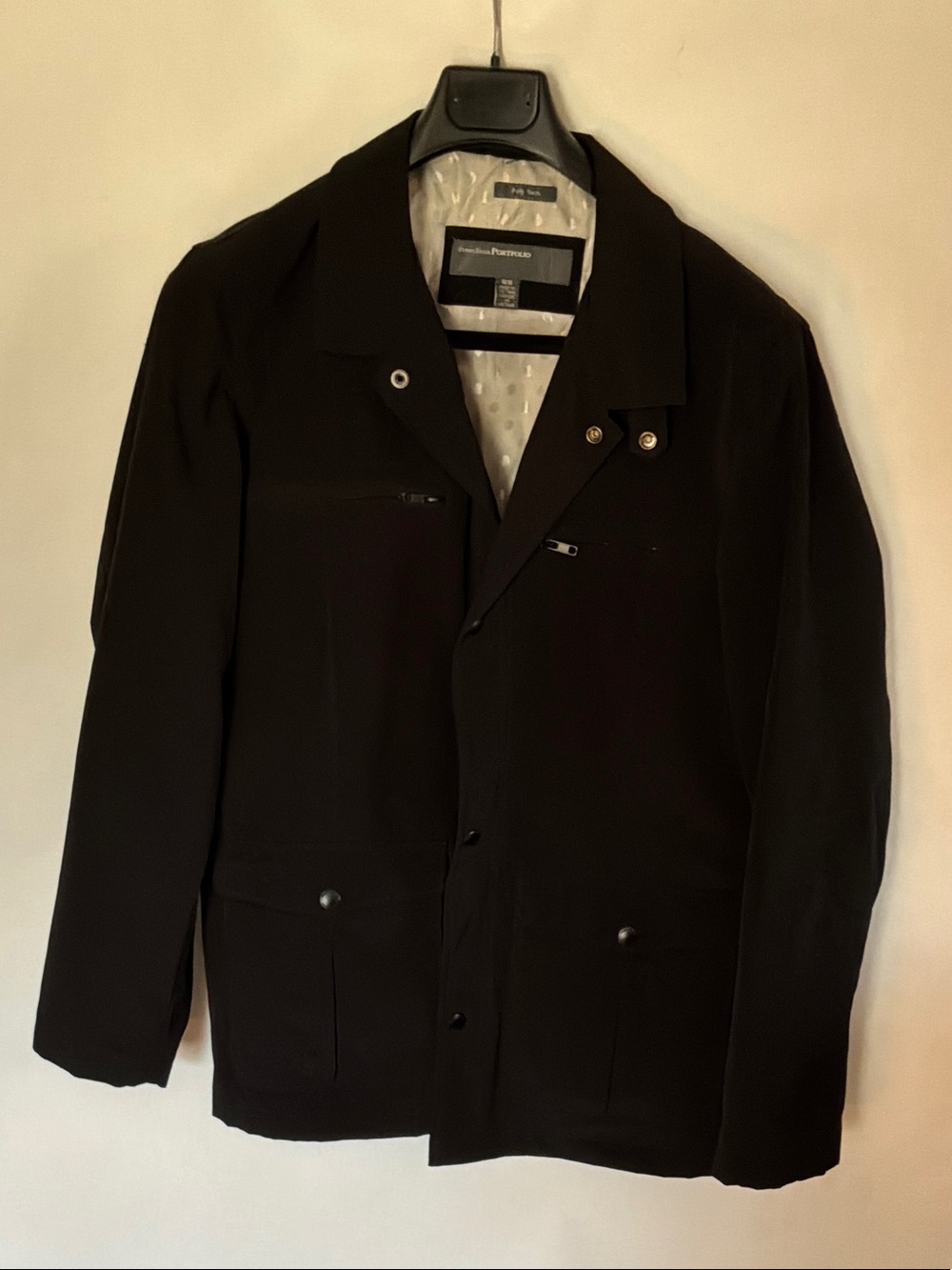Perry Ellis Black Men's Field Jacket